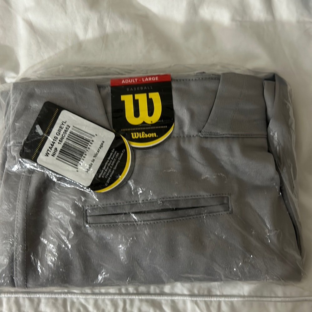 Wilson Grey Men’s large Baseball Pants